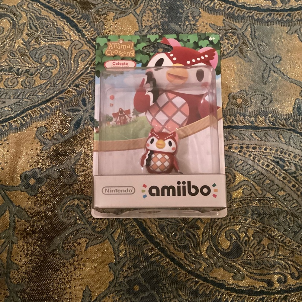 Nintendo Celeste Amiibo with Red and White Accents